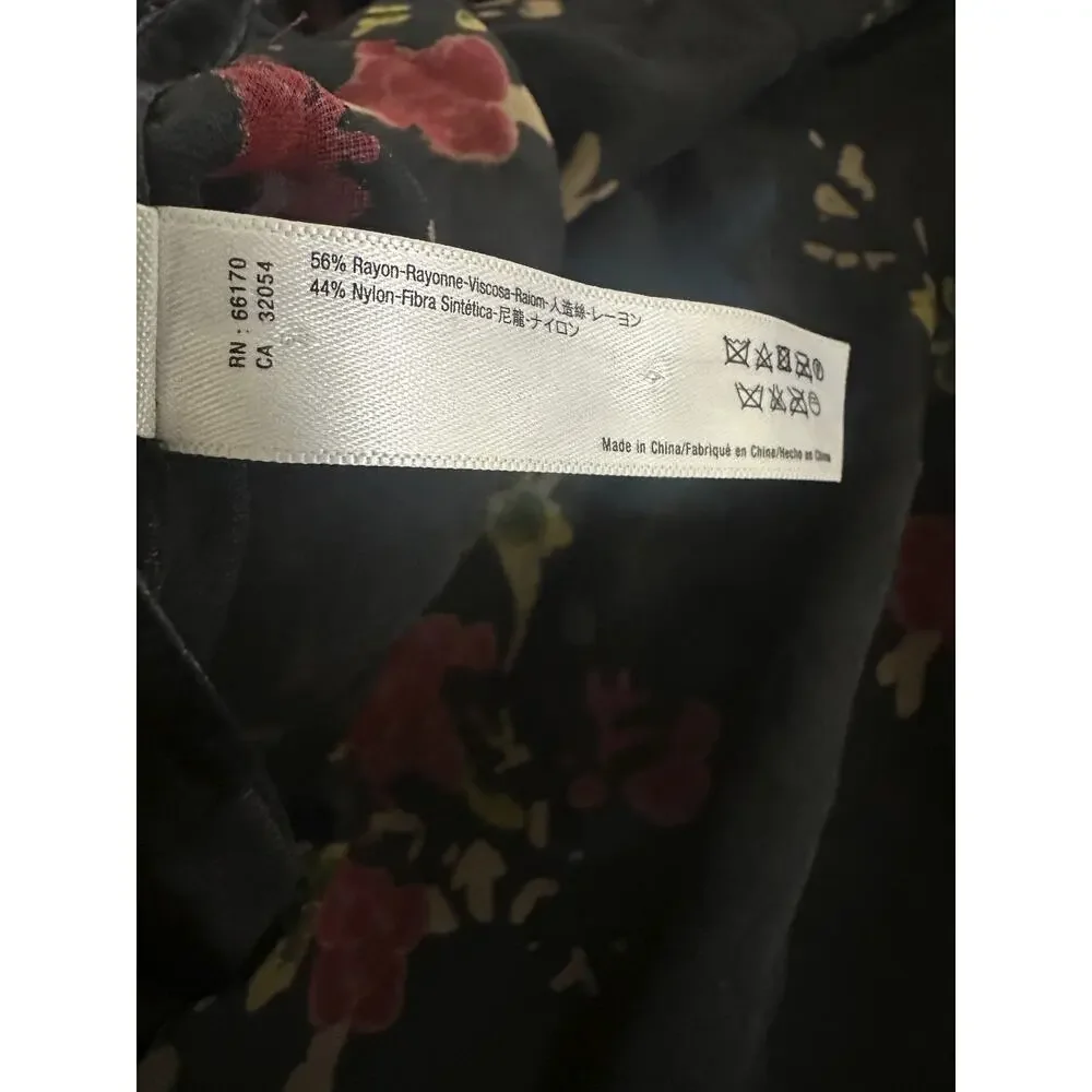 Urban Outfitters Kimono One Size Black Velvet Burnout Whimsigoth Fairy Shawl - Picture 12 of 14